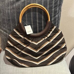 Banana Republic Brown and Tan Tote Bag